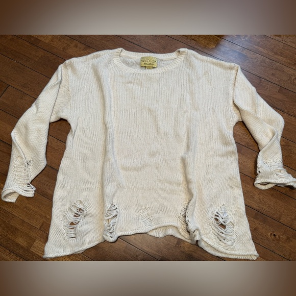 Wildfox White Label Destroyed Sweater - Picture 2 of 5